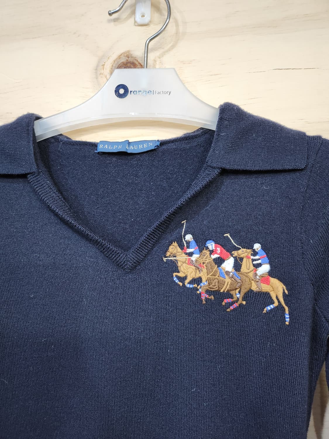 1018) 폴로 랄프로렌 자수로고 니트 원피스 상품이미지3