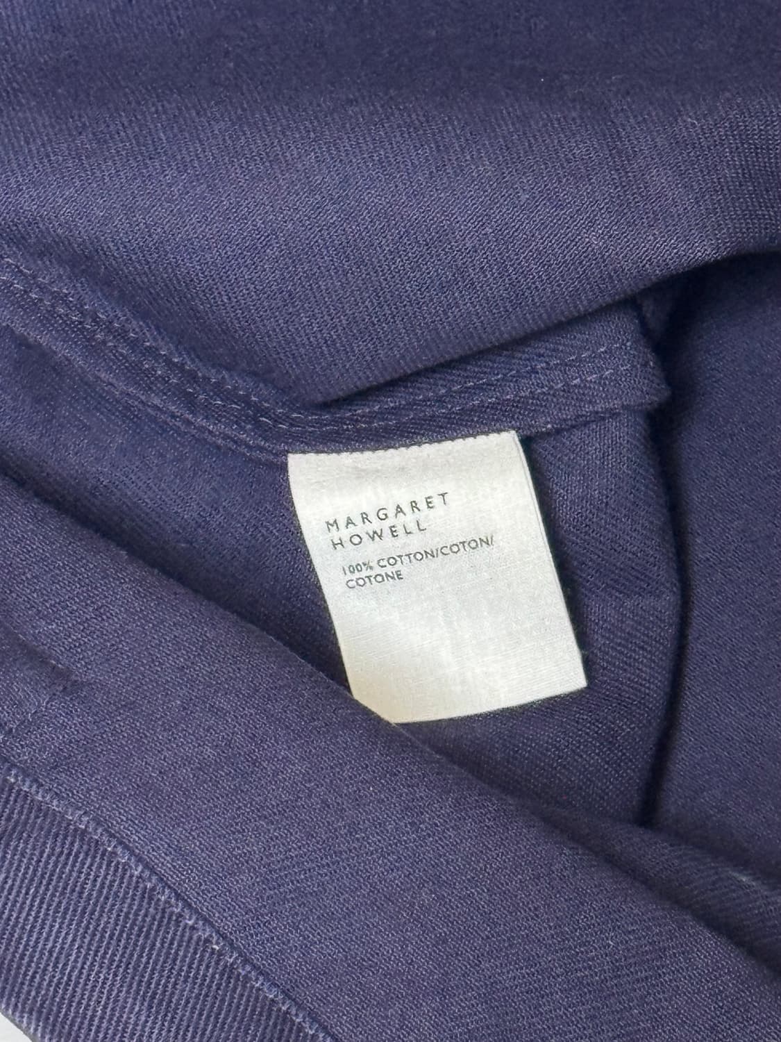 마가렛호웰 에코백 네이비 상품이미지3