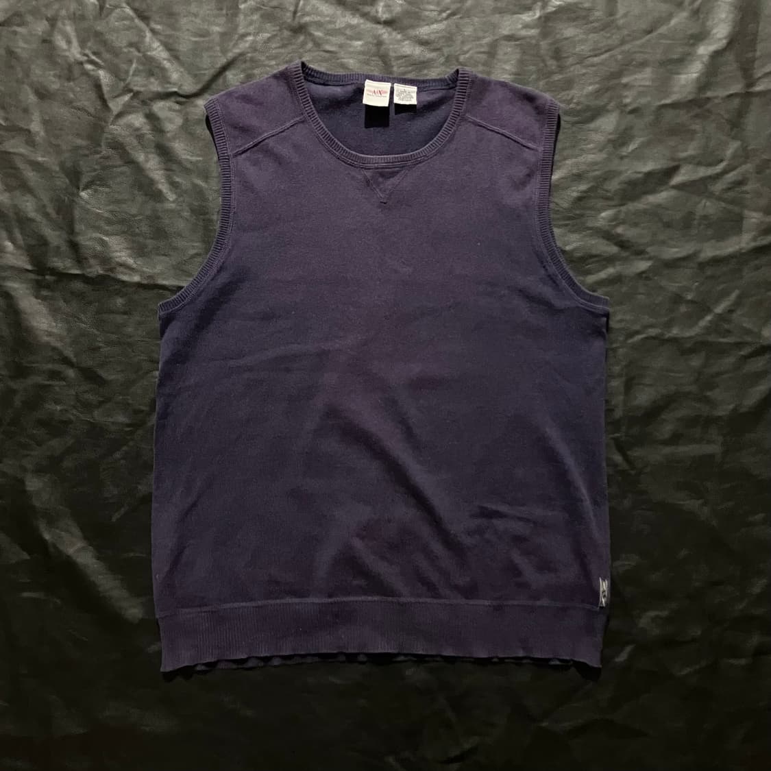 00s 조르지오 아르마니 EXCHANGE 코튼 캐시미어 니트 베스트 상품이미지1