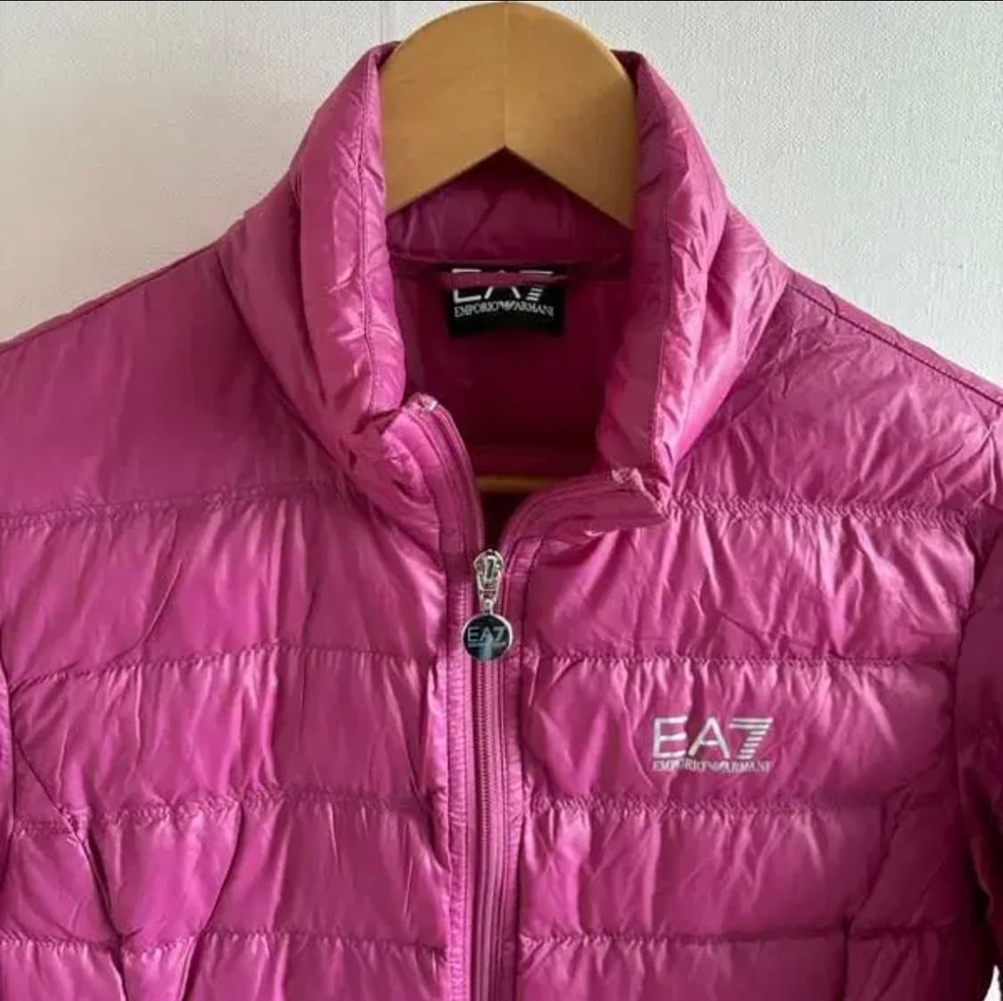 EA7 엠포리오 알마니 패딩 점퍼 슬림 55 핑크 가성비 상품이미지5