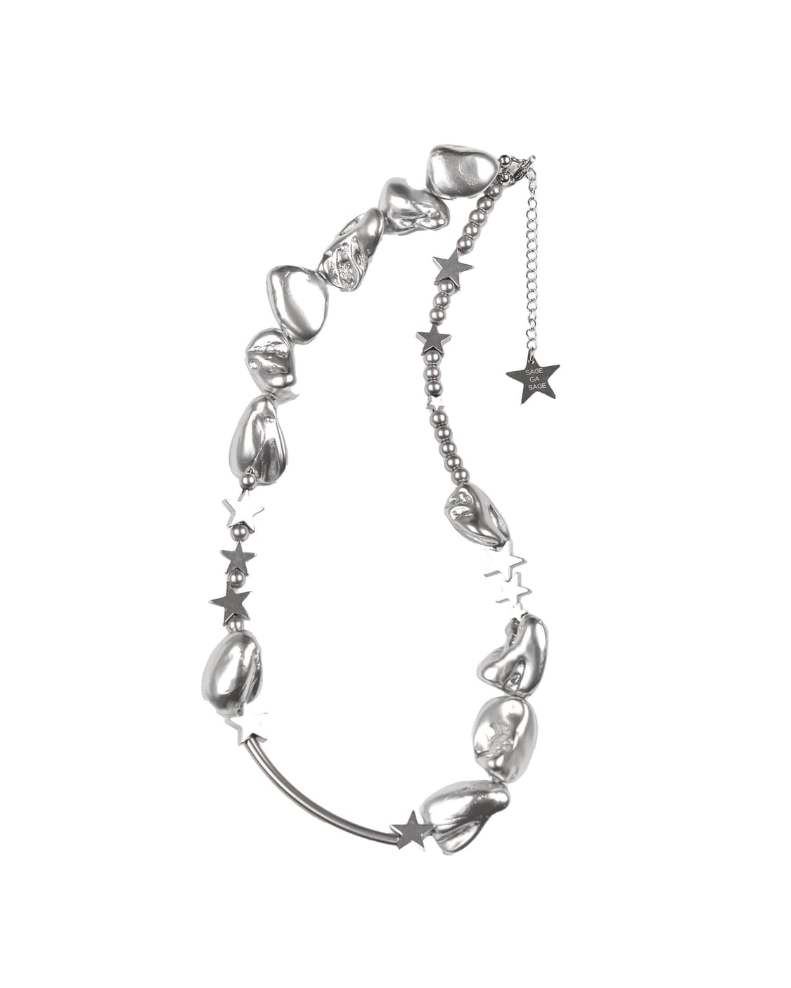 세이지가세이지 Ugly silver pearl necklace 상품이미지1