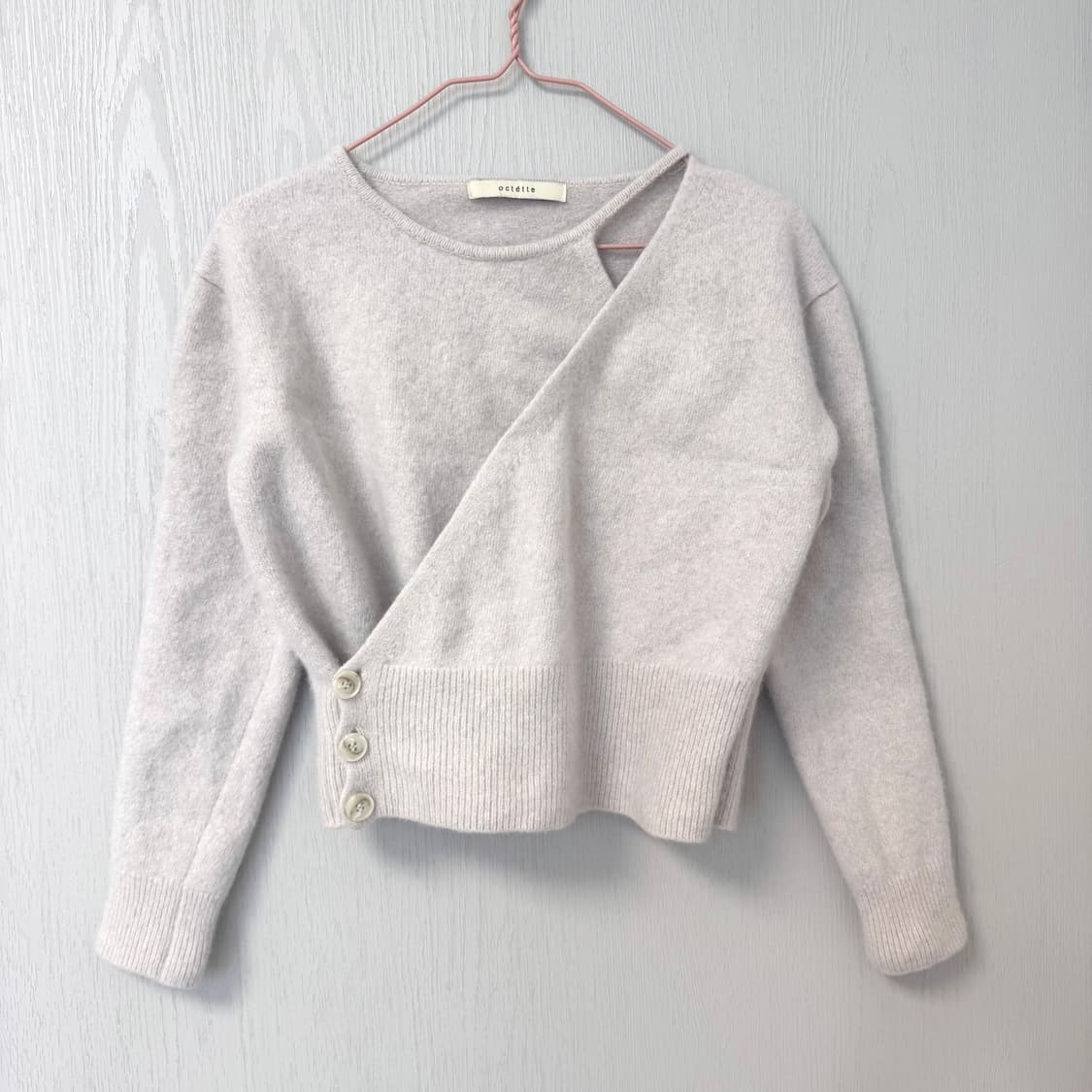 오떼뜨 울 캐시미어 랩 니트 상품이미지1