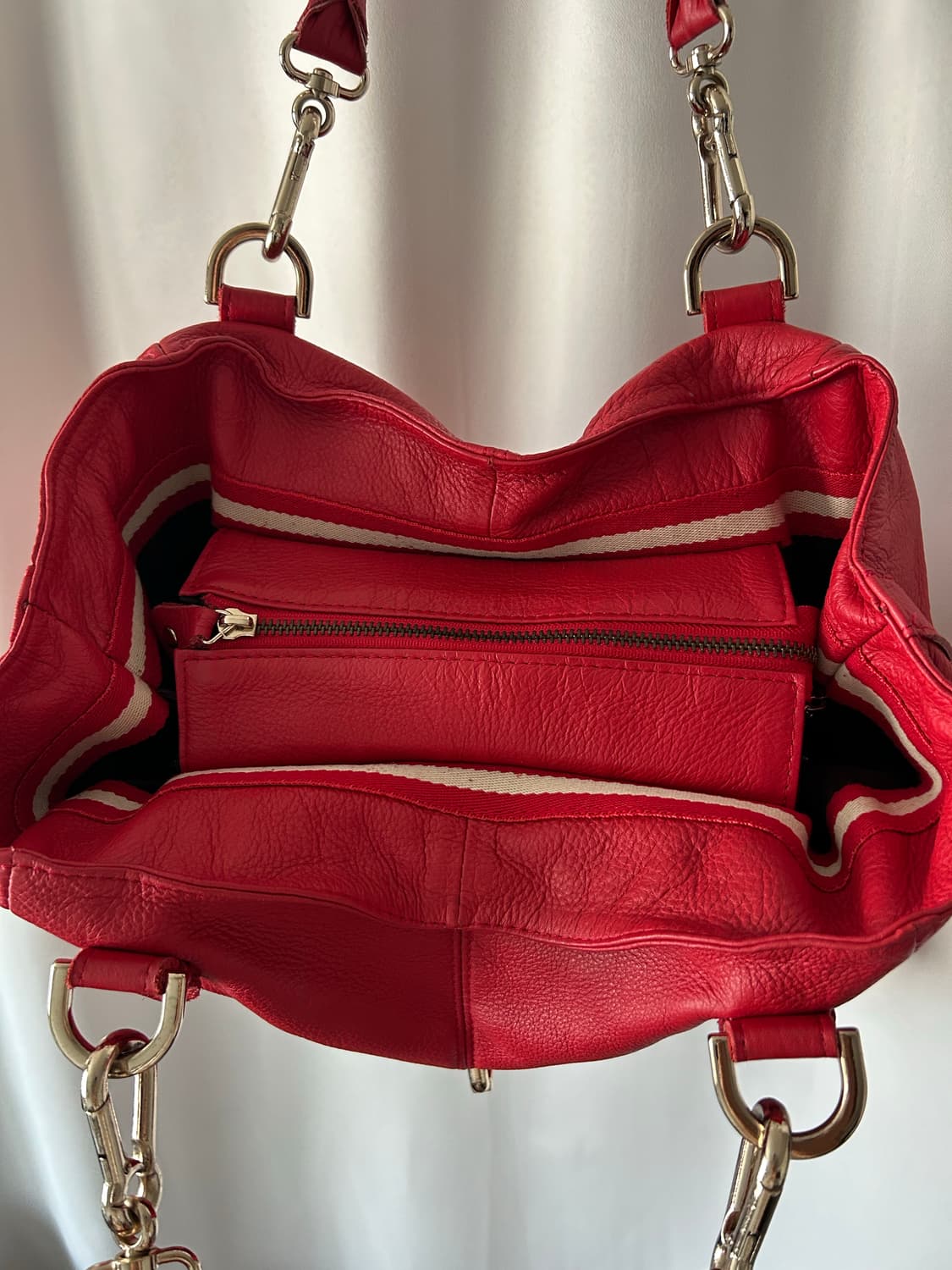 레드 레더 키체인 백 상품이미지5