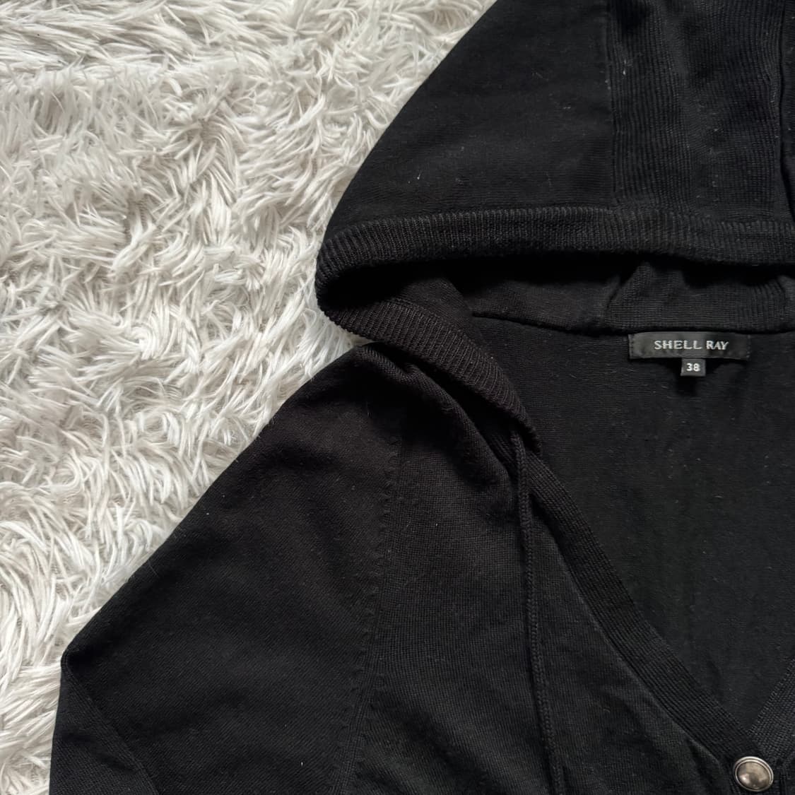 SHELL RAY 일본빈티지 y2k 니트원피스 펑크 니트후드원피스 38 상품이미지1