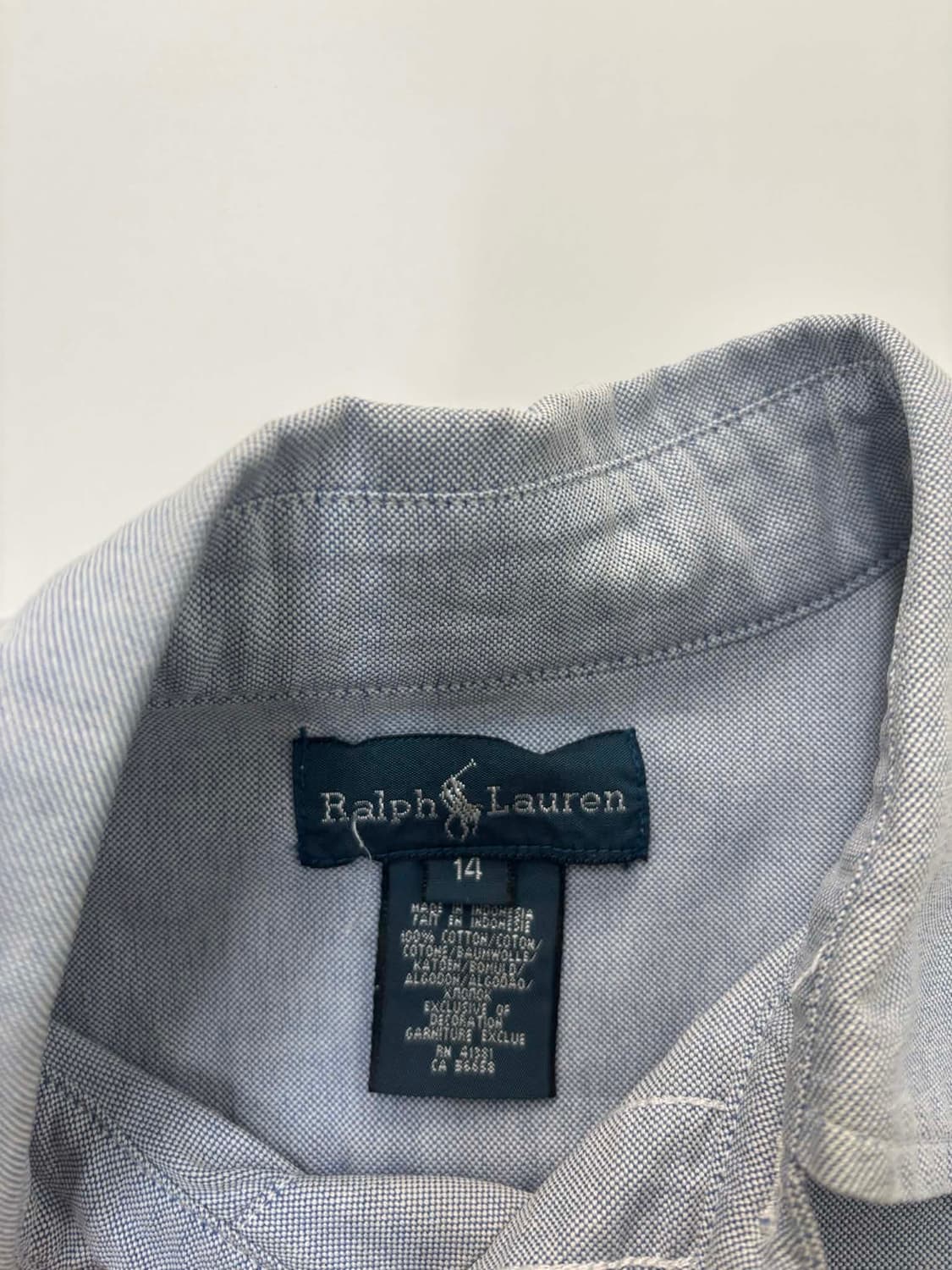 폴로 랄프로렌 걸즈 청 셔츠 상품이미지4