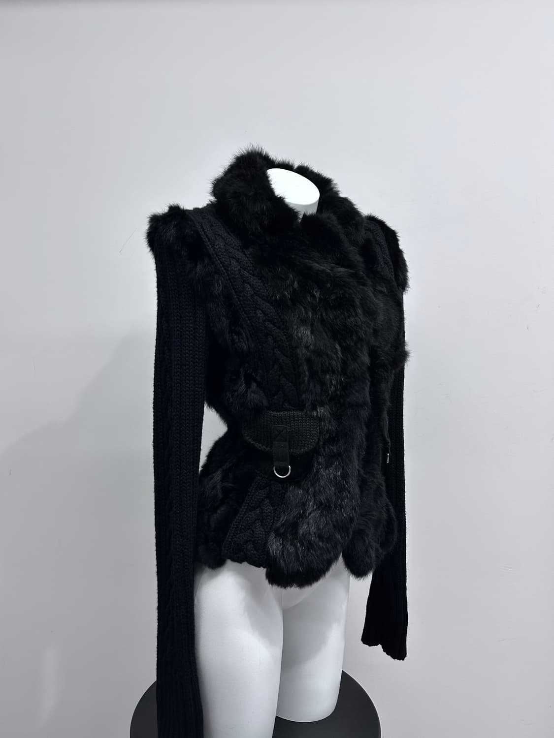 모스키노 니트 퍼 자켓 상품이미지5