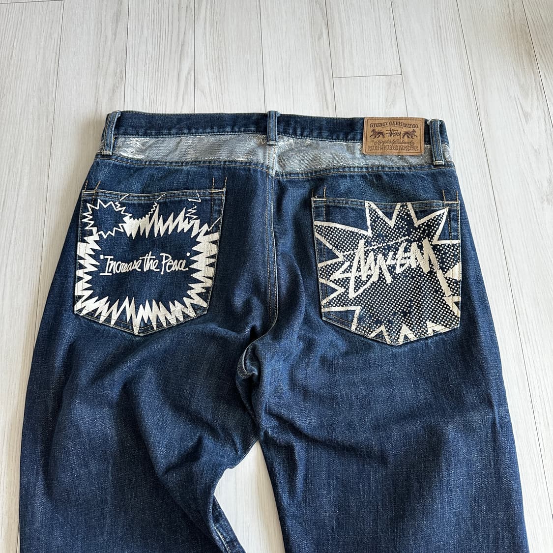 Stussy 스투시 00s 버스트 그래픽 포켓 데님 팬츠 / Vintag 상품이미지2