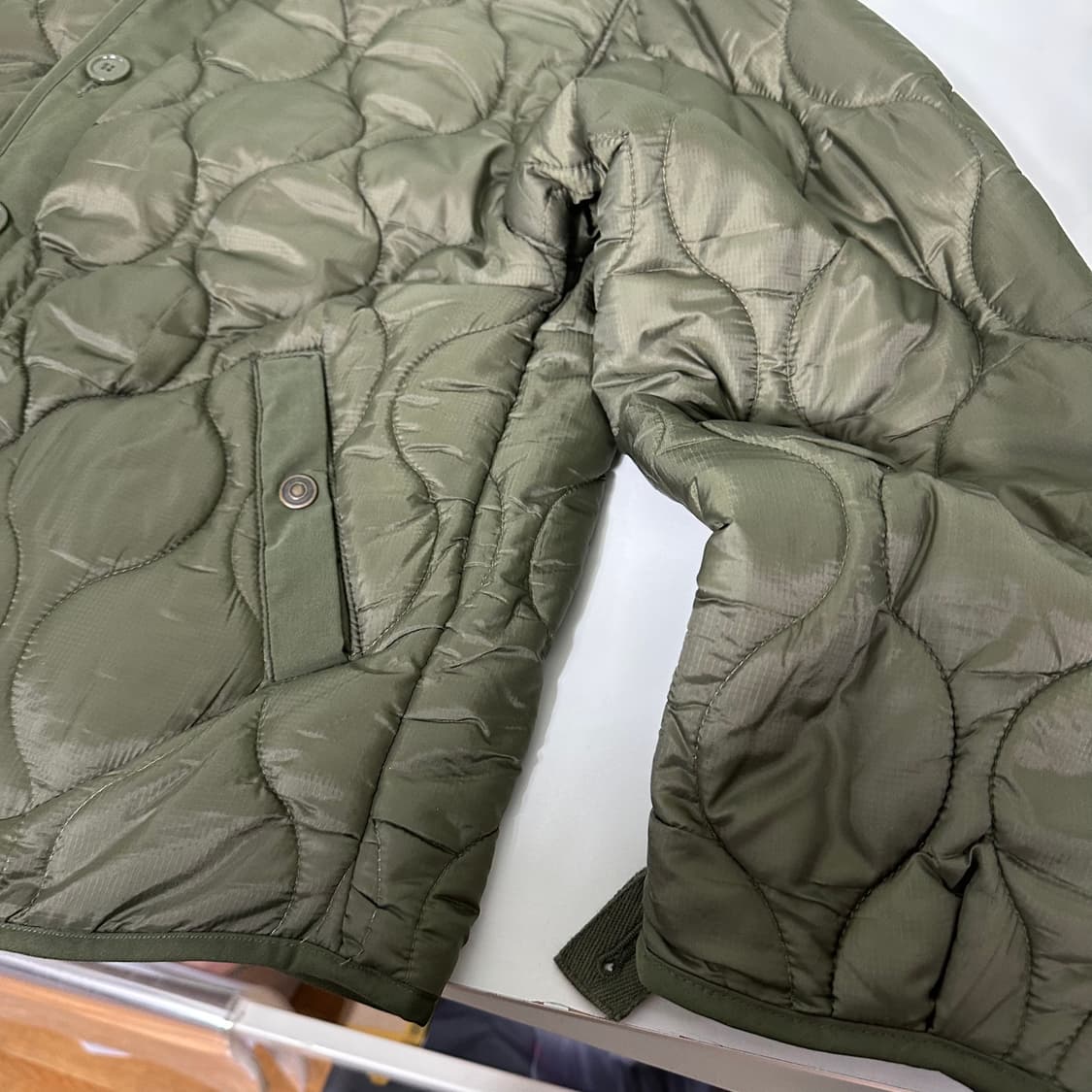 XL 프리즘웍스 카키 깔깔이 라이너자켓 상품이미지2