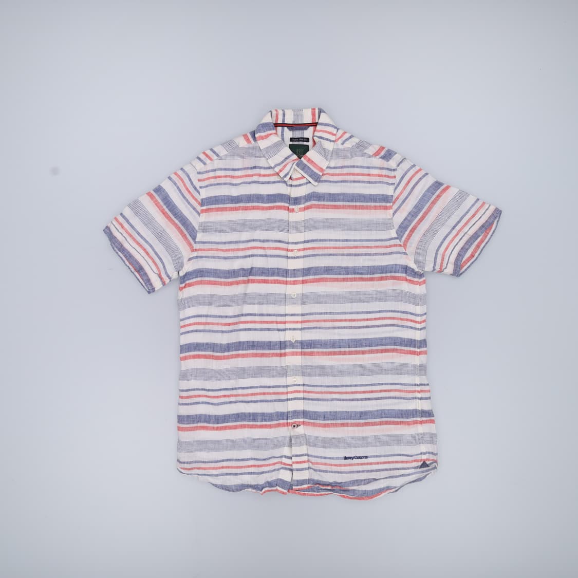 95 헨리코튼 린넨 반팔 셔츠 0402H1 상품이미지1