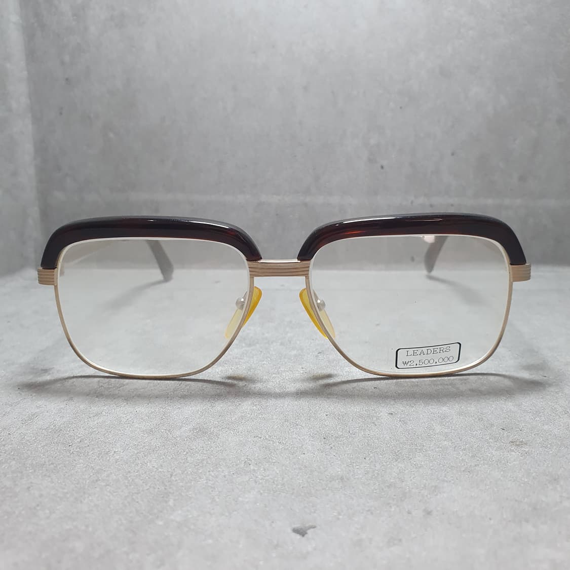 빈티지 귀갑(구갑) 진양철 하금테 안경 상품이미지5