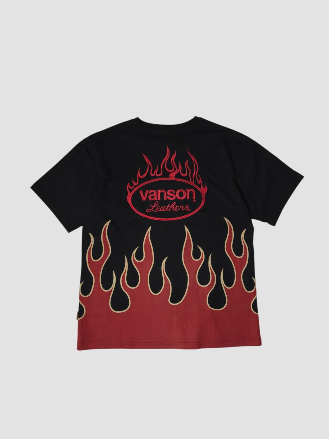 벤슨 레더 Vanson 플레임 Flame 티셔츠 L 상품이미지2