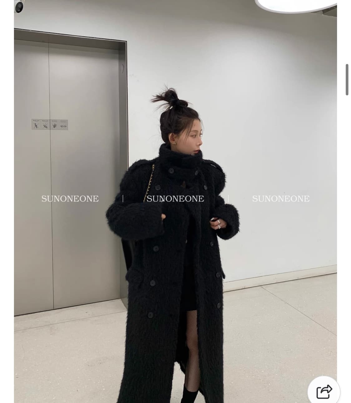 파리지앵바이브 롱 부클코트  상품이미지1