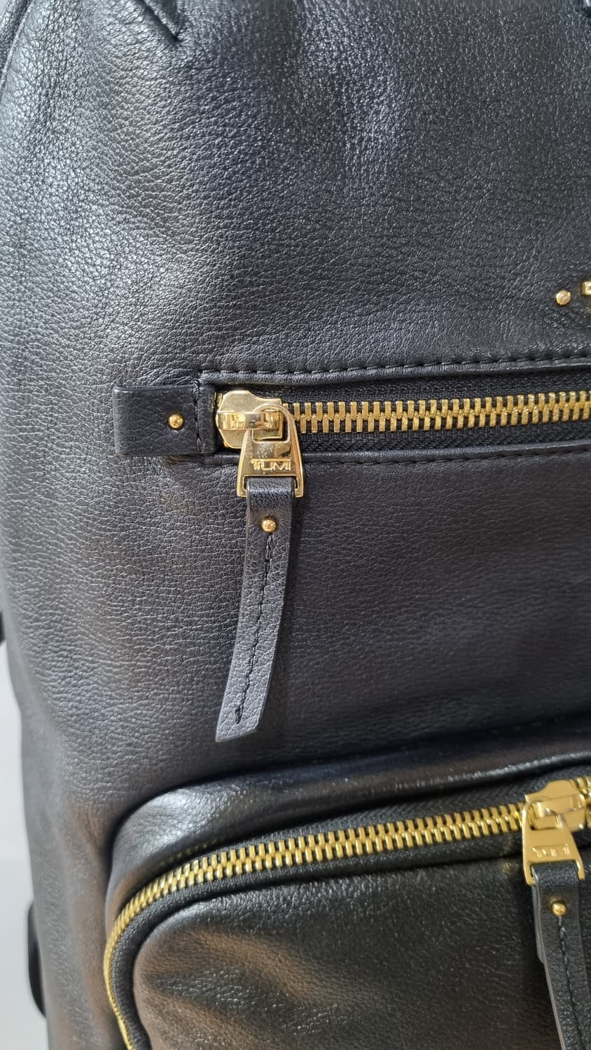 TUMI 투미 가죽 백팩 블랙 상품이미지4