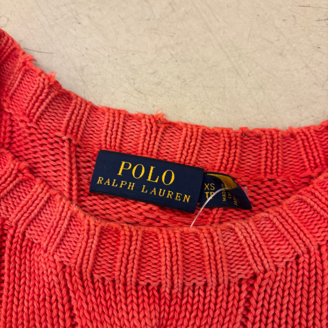 폴로 랄프로렌 코랄 포니 케이블 니트 상품이미지3