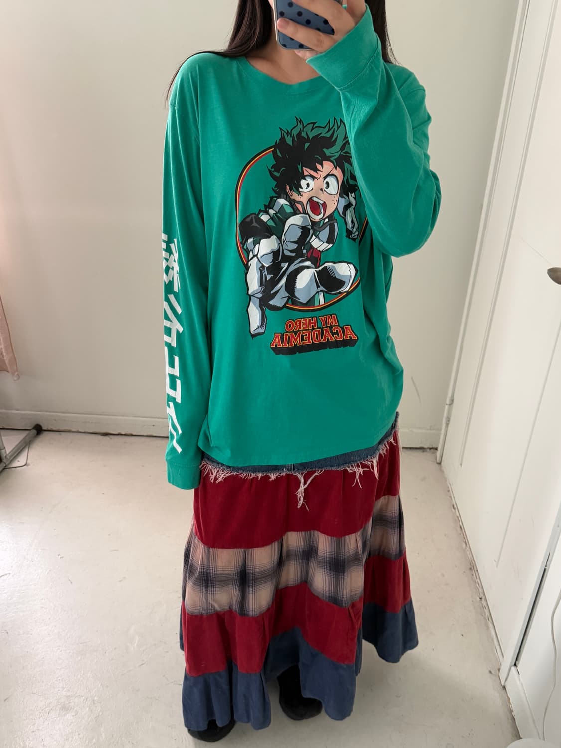 나의 히어로 아카데미 미도리야 애니 롱슬리브 상품이미지4