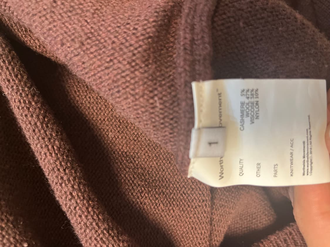 월스와일무브먼트 니트 후드 1사이즈 상품이미지5