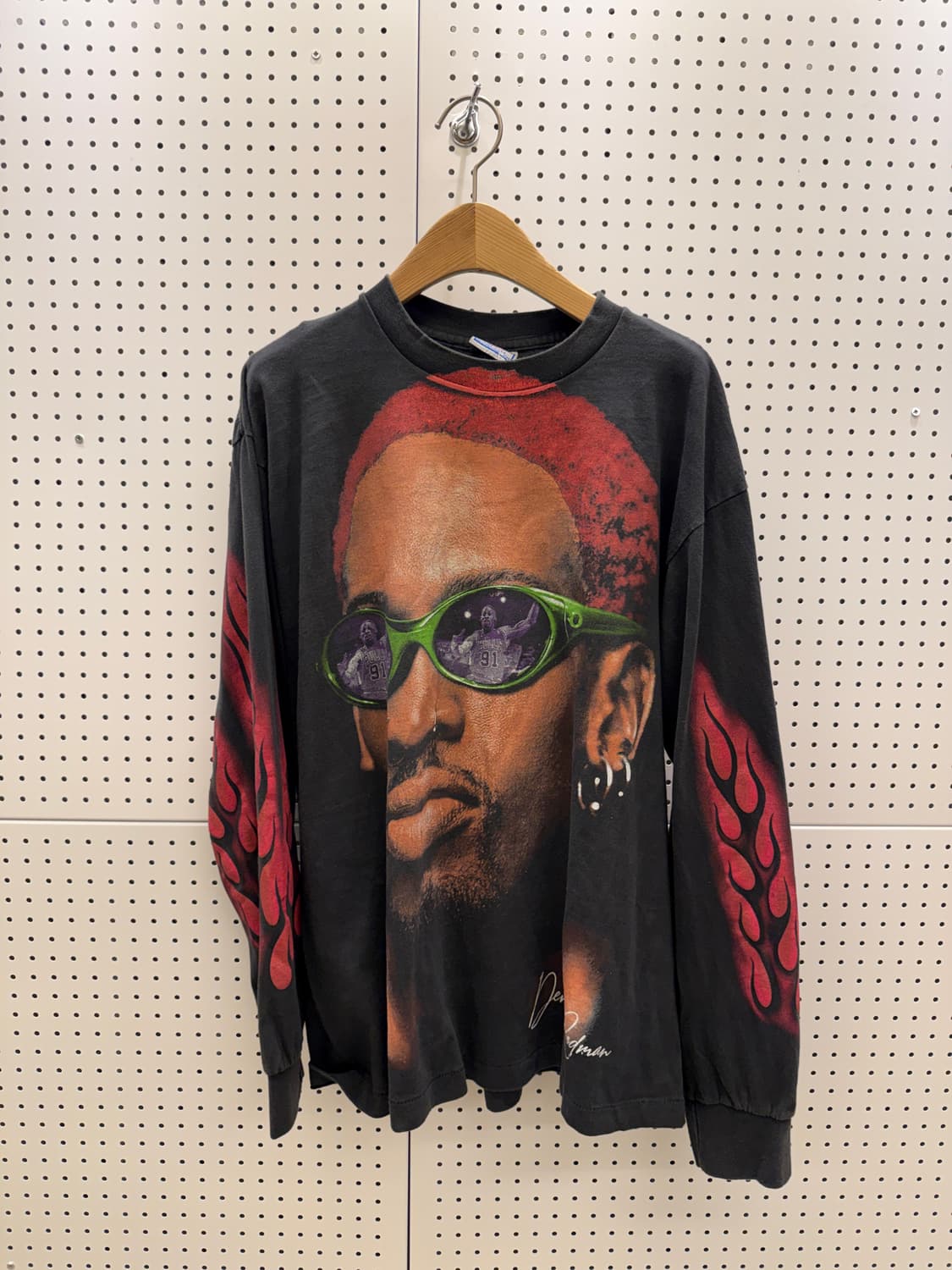 데니스 로드맨 프린팅 긴팔 티셔츠 U1156 상품이미지2