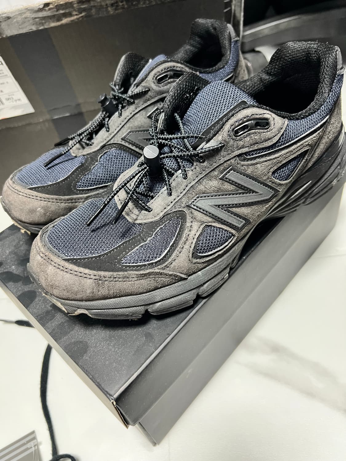 뉴발란스 자운드 990 v4 네이비 265 상품이미지1