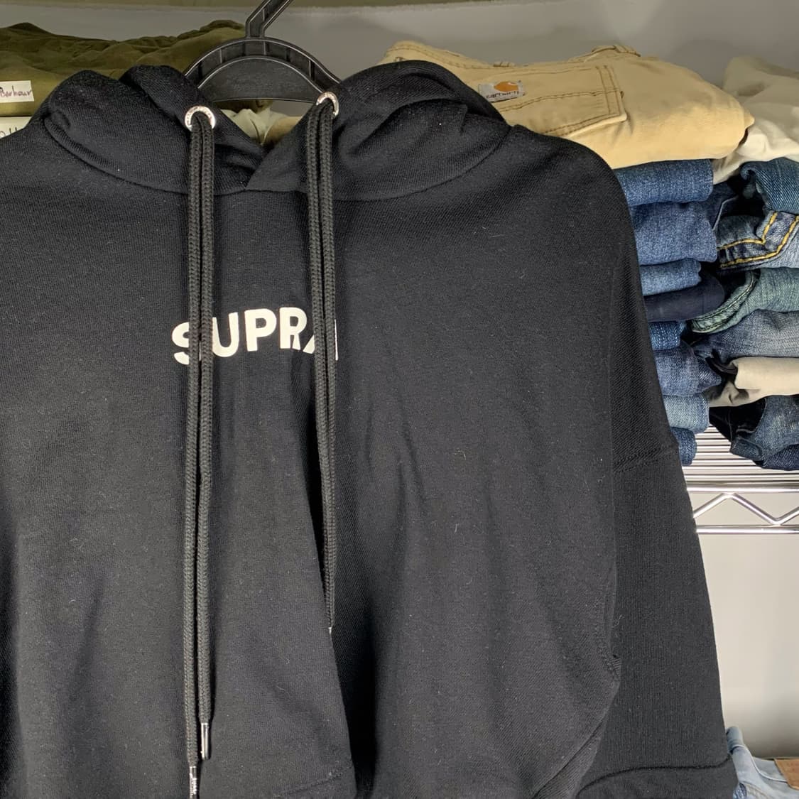 [S] SUPRA 암 디테쳐블 크롭핏 후디 상품이미지1