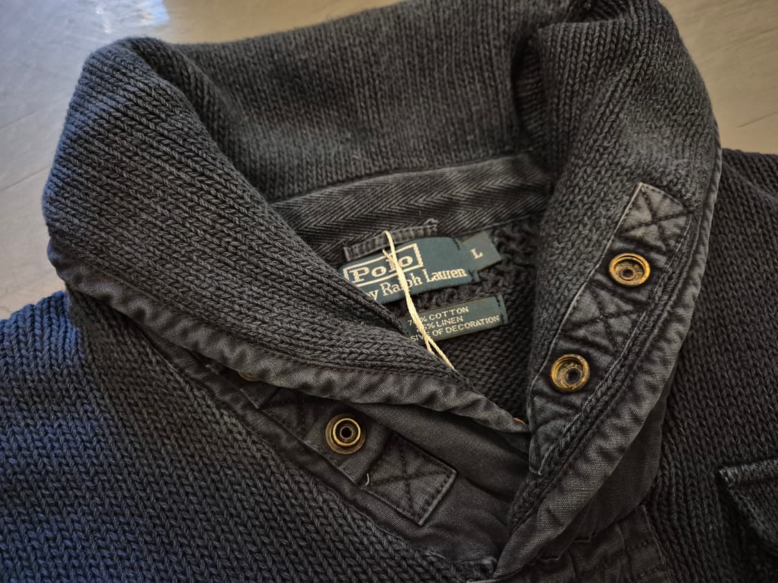 폴로랄프로렌 밀리터리 숄카라 니트 상품이미지5