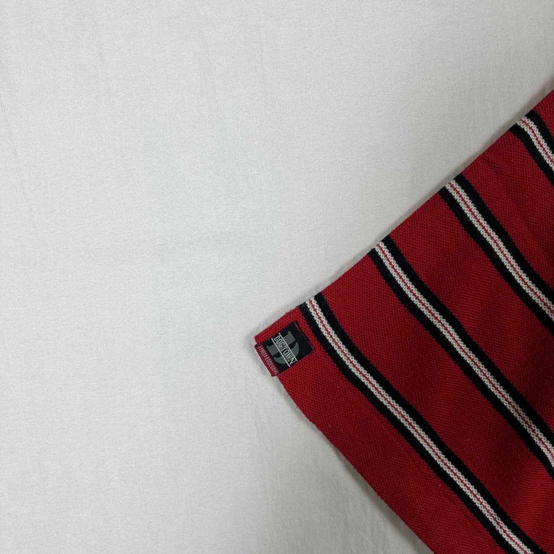 90’s 도그타운 스케이트보드 로고 스트라이프 반팔 피케셔츠 상품이미지4