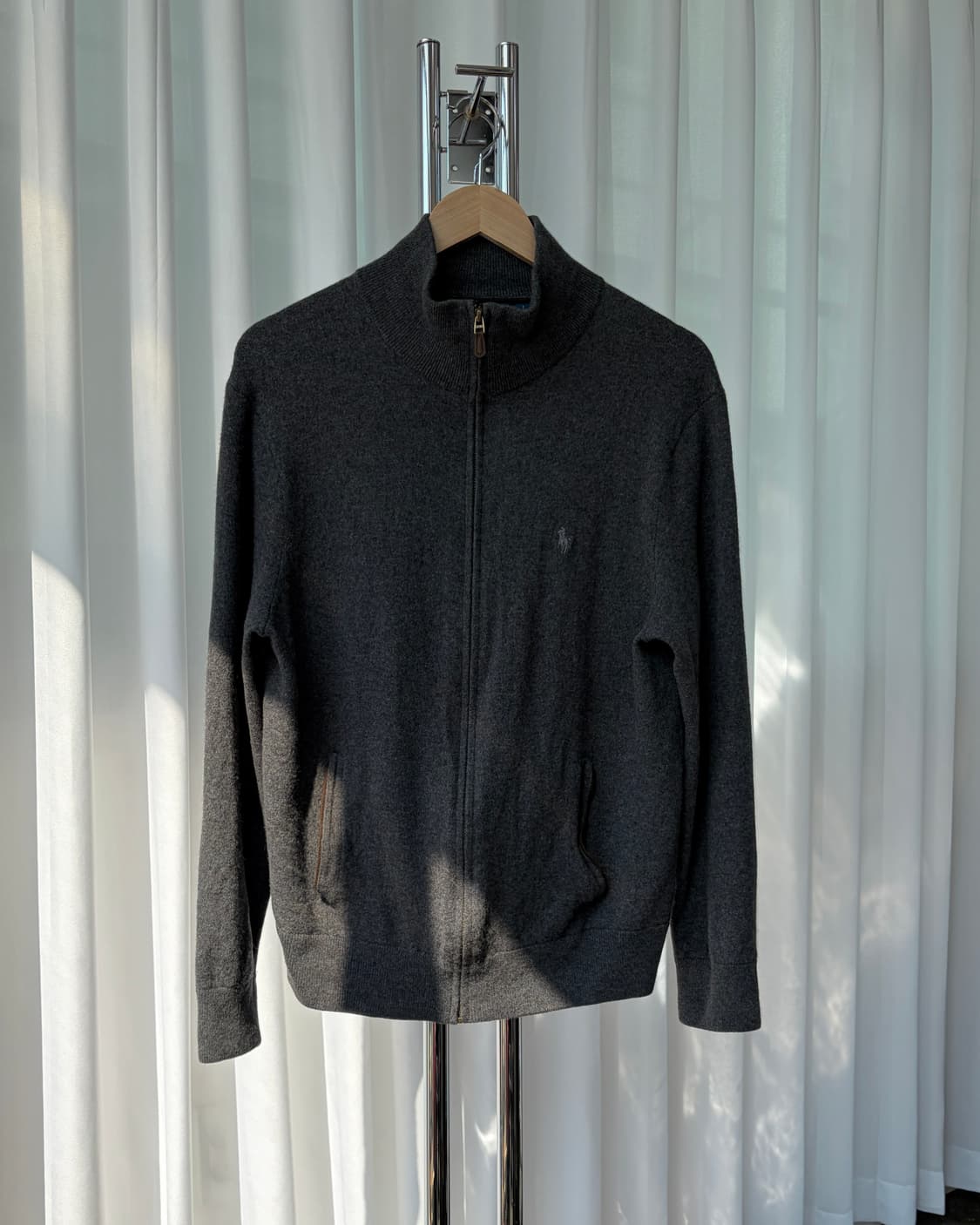 [M]폴로 랄프로렌 메리노울 니트 집업 상품이미지2