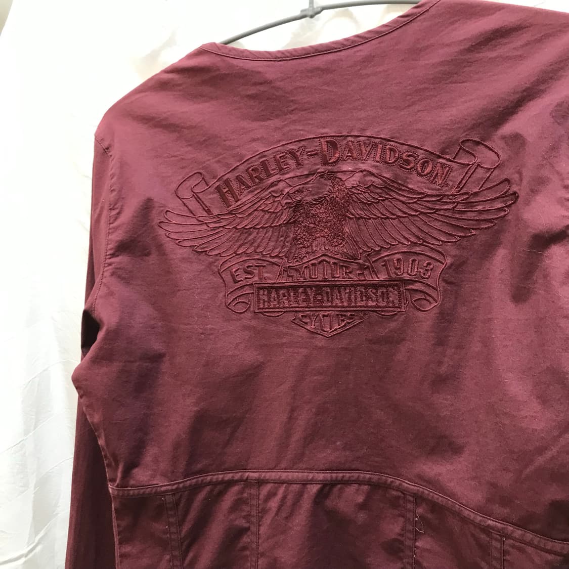 Harley Davidson 할리데이비슨 코르셋 셔츠 블라우스 상품이미지5