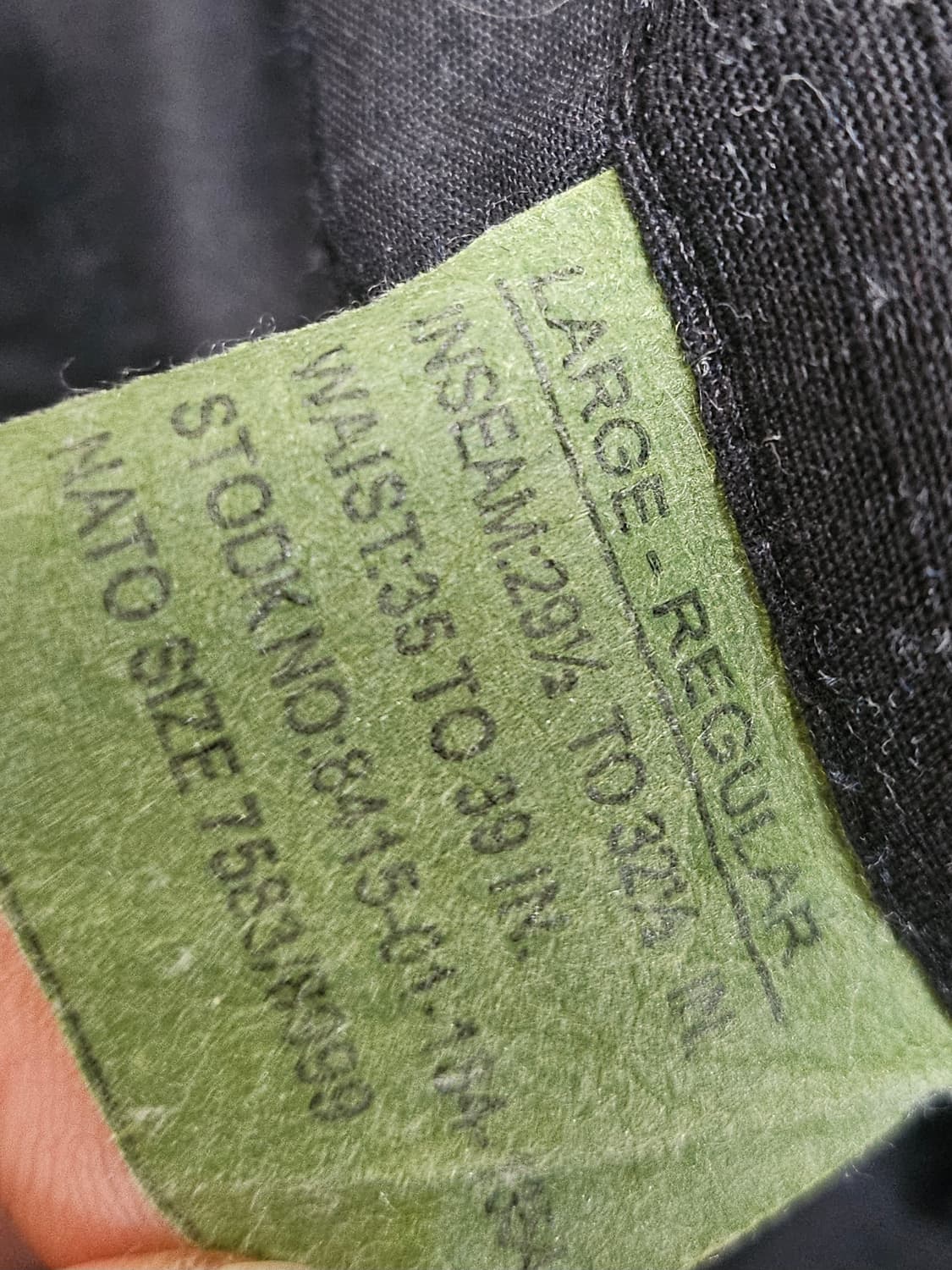 Ymcl ky BDU 블랙 팬츠 L 상품이미지6