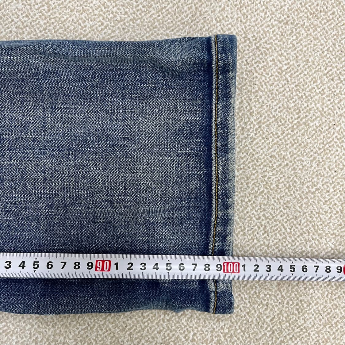 [27] 빈폴 가죽패치 워싱 데님 청바지 0115M1 상품이미지8