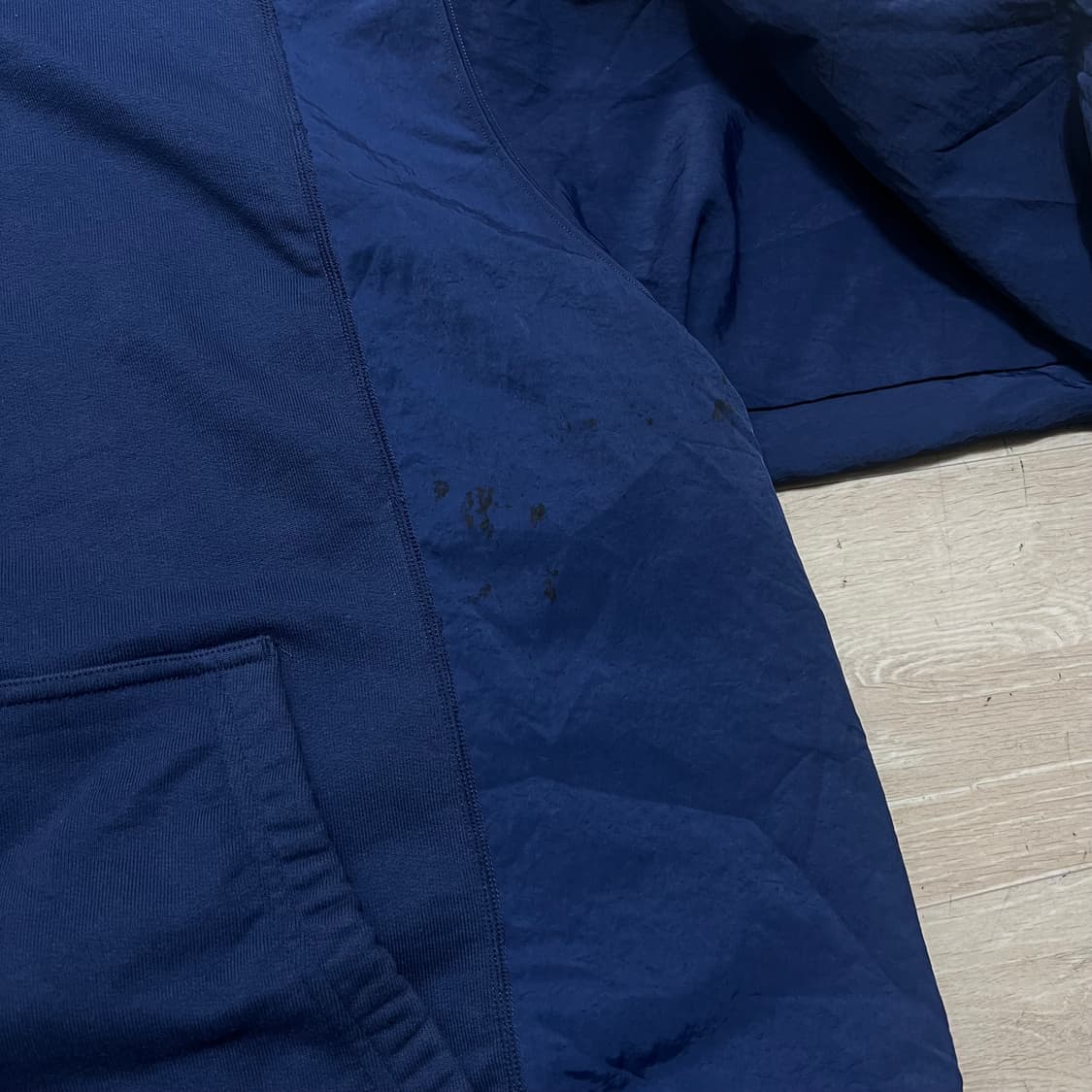 나이키 스포츠웨어 빅스우시 오버사이즈 배색 후드티 [네이비] L/100 상품이미지7