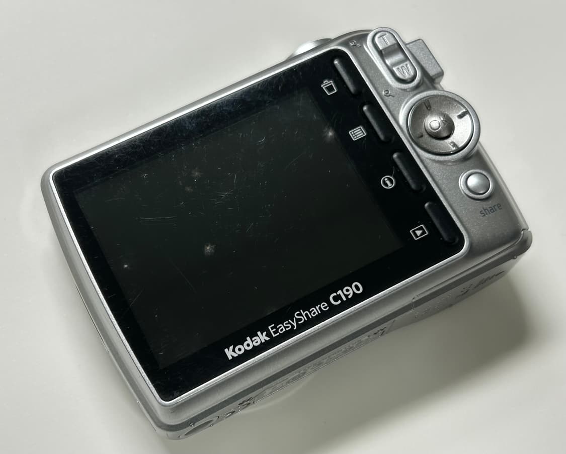 작례) 코닥 이지쉐어 kodak easyshare c190 상품이미지2