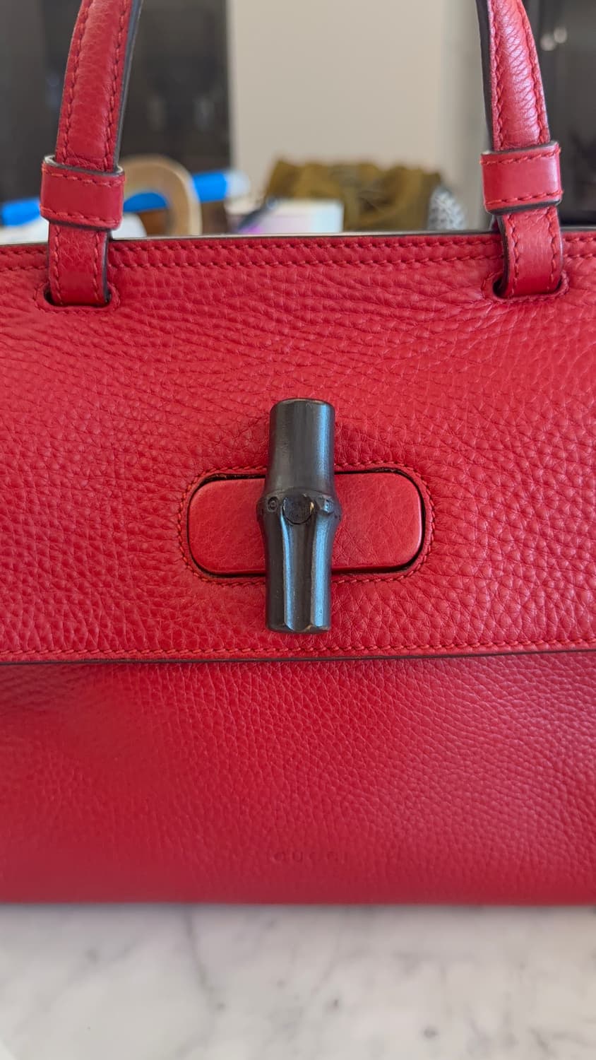 구찌 뱀부 탑핸들백 상품이미지2