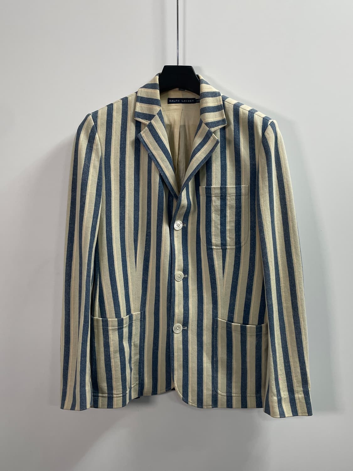폴로 랄프로렌 우먼스 스트라이프 코튼 블레이저 자켓 (on.310) 상품이미지1