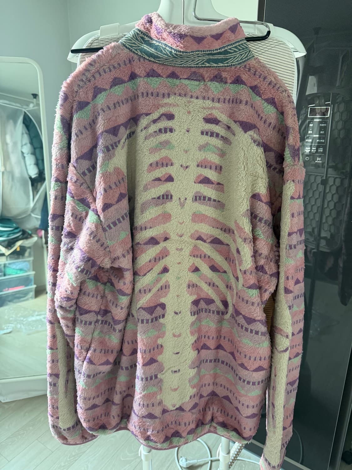 새제품 KAPITAL BONE FLEECE 캐피탈 본 후리스 핑크 5 상품이미지2