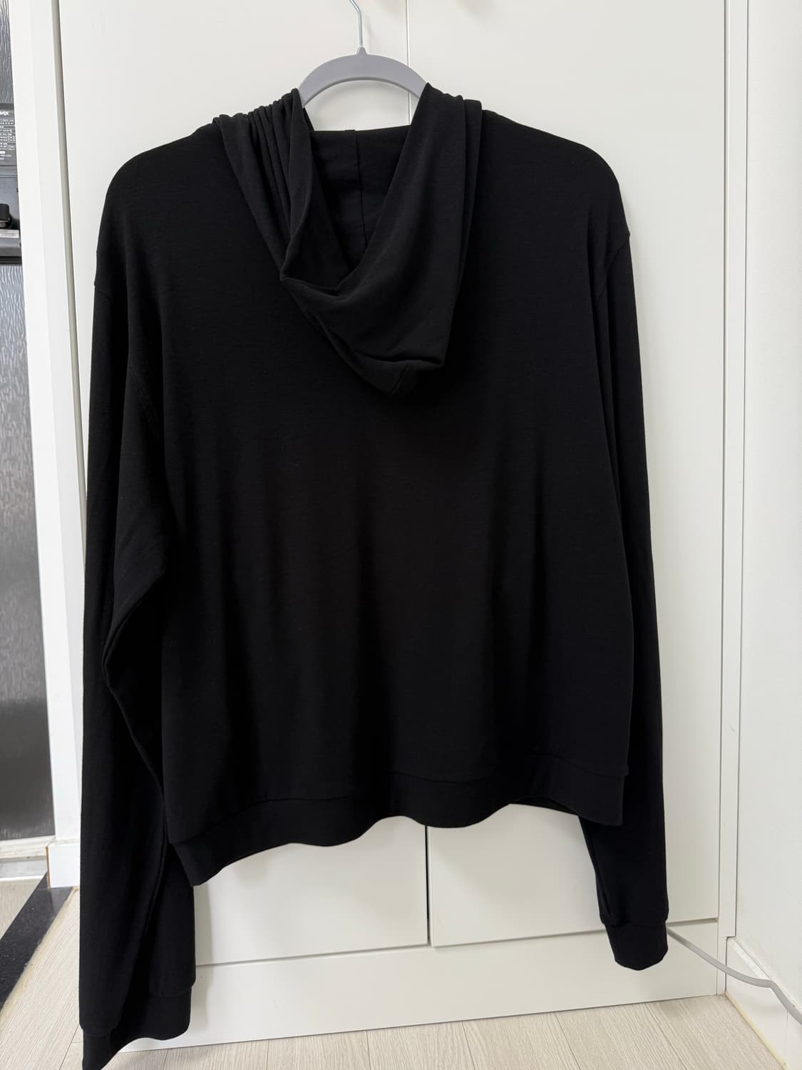 머듈 lounge hoodie zipup 블랙 상품이미지3