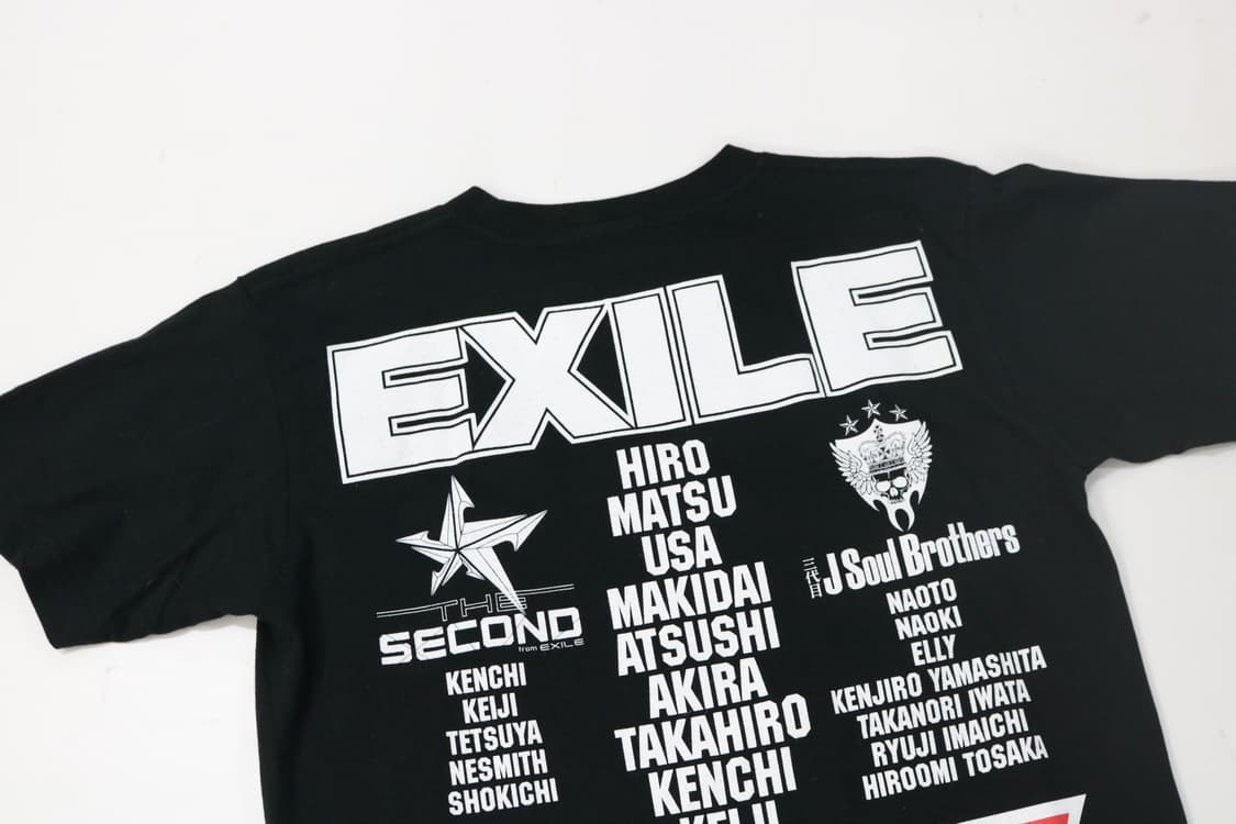 EXILE TRIBE 에그자일 트라이브 투어 굿즈 반팔티셔츠 (S) 상품이미지3