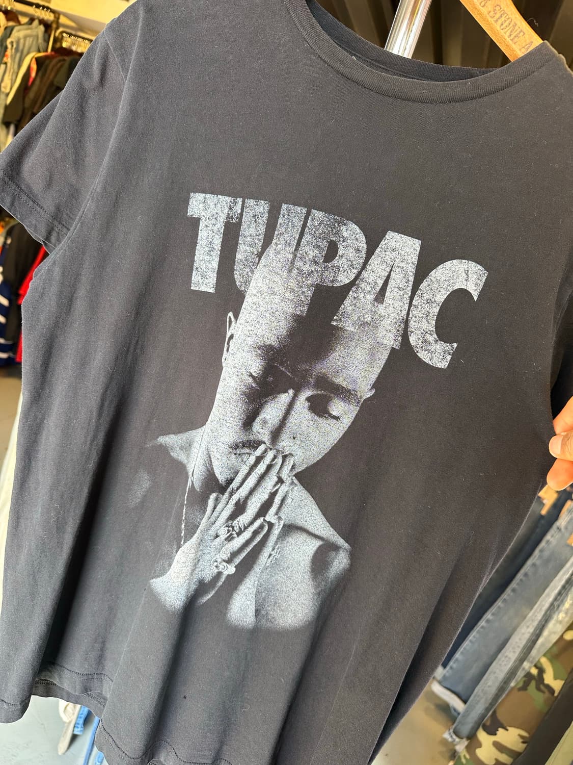 투팍 2pac 래퍼 프린팅 티셔츠 상품이미지3