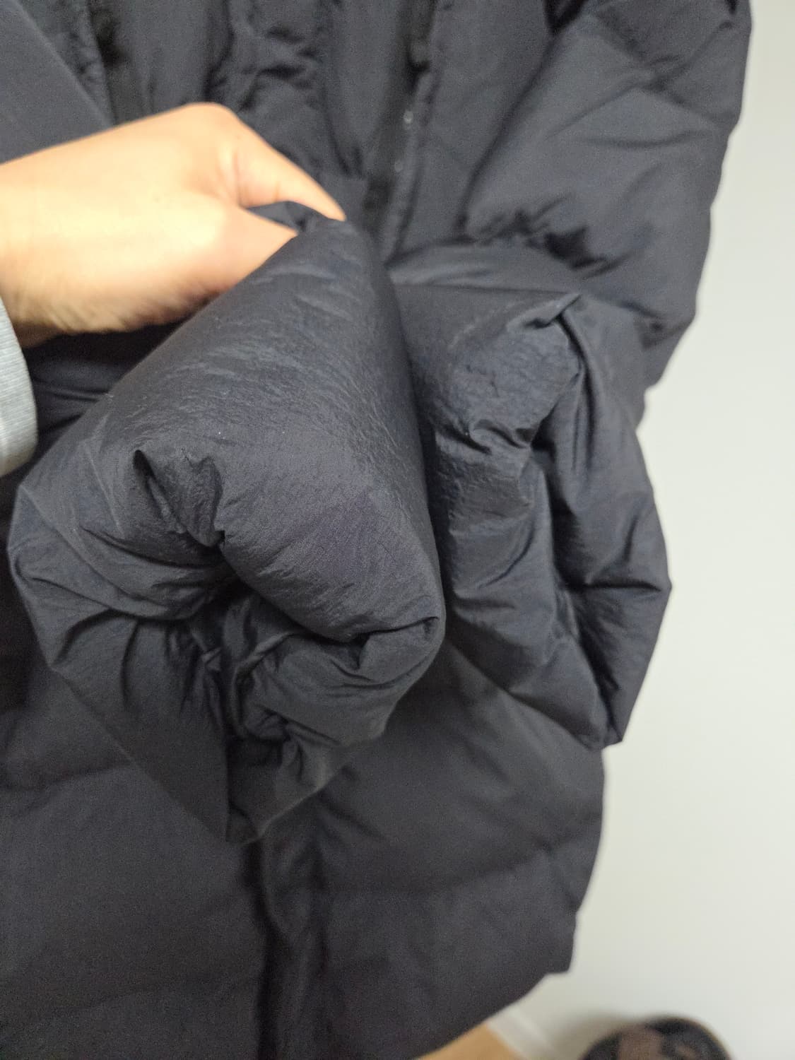 스톤아일랜드 16FW 크링클랩스 드레이크 롱패딩 L 상품이미지8