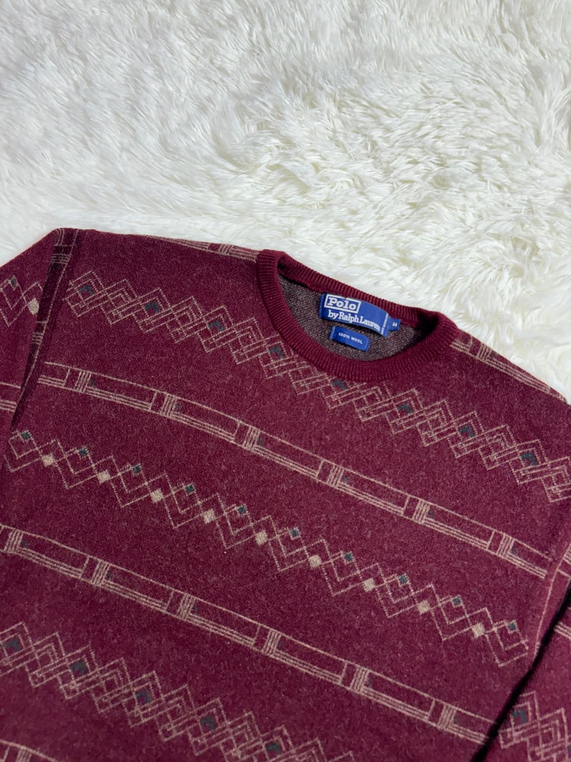 폴로 랄프로렌 에스닉패턴 라운드 니트  상품이미지4