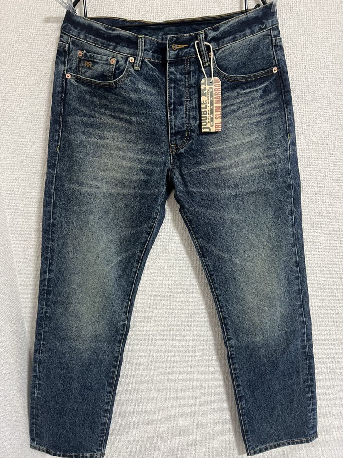 RRL SLIM NARROW 워싱 데님 / 사이즈 33/ 신품 미사용 상품이미지1