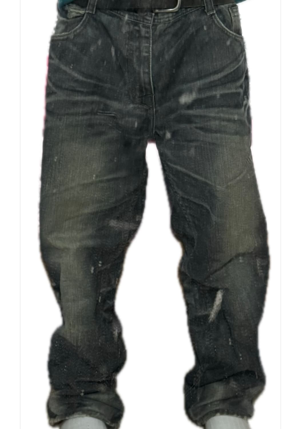 빈티지 데님 워싱 팬츠 상품이미지3