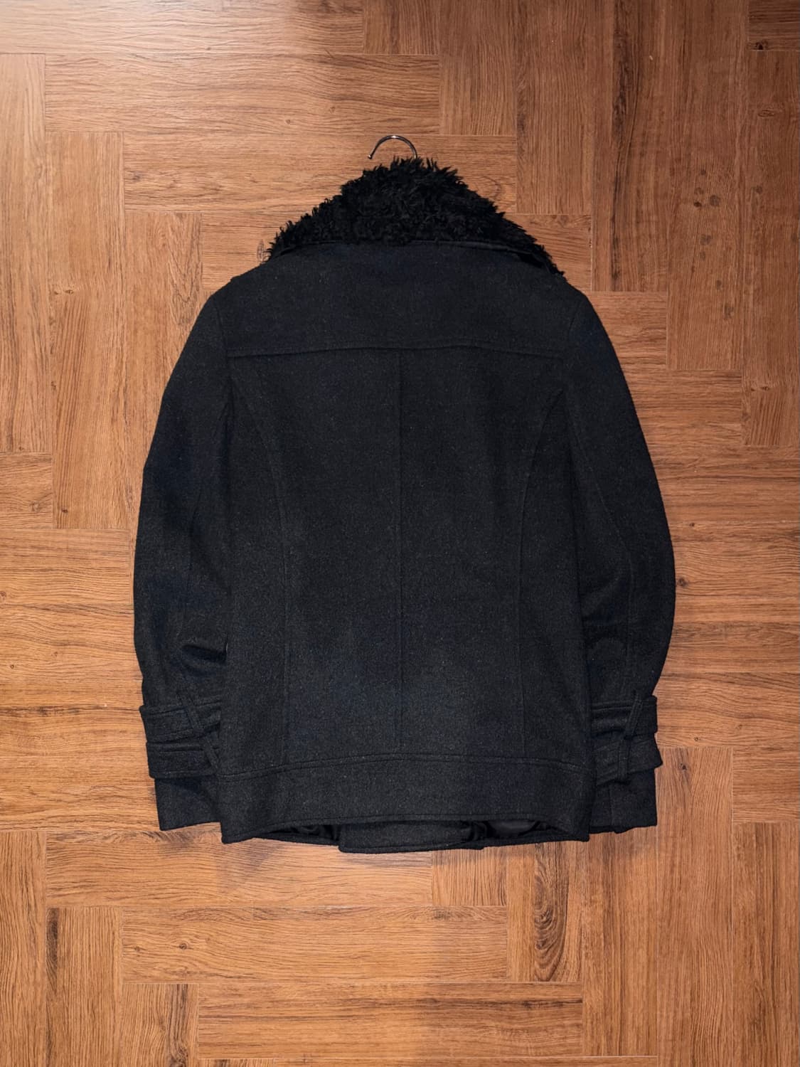 빈티지 퍼 카라 더블코트 상품이미지5