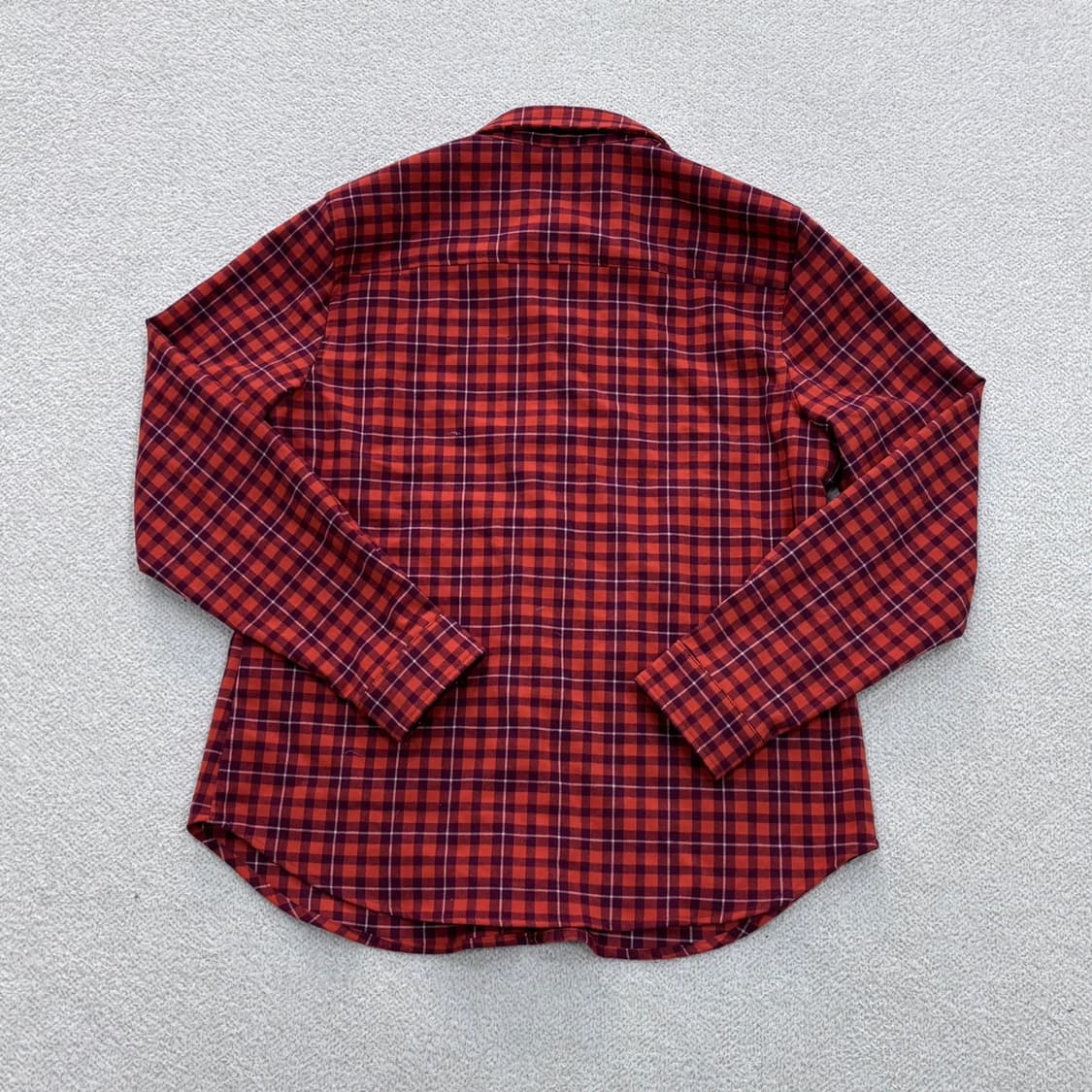 100 밀레골프 체크패턴 긴팔 셔츠 0424E 상품이미지2