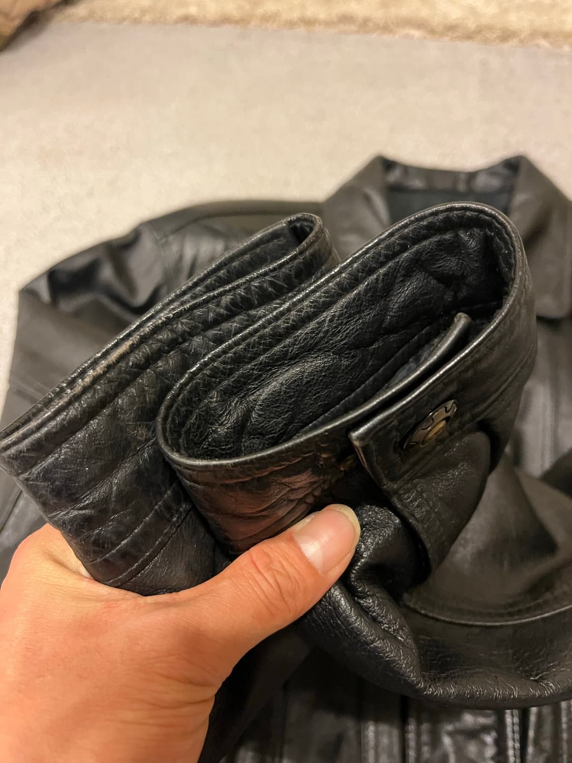 8090's 소가죽자켓 상품이미지4