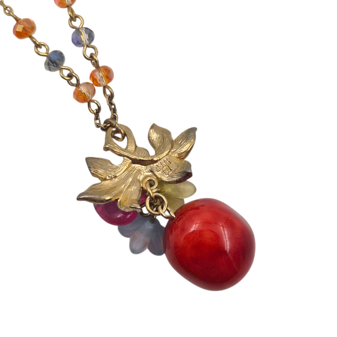 07s 안나수이 빅 체리&꽃잎 레이어드 목걸이 상품이미지5