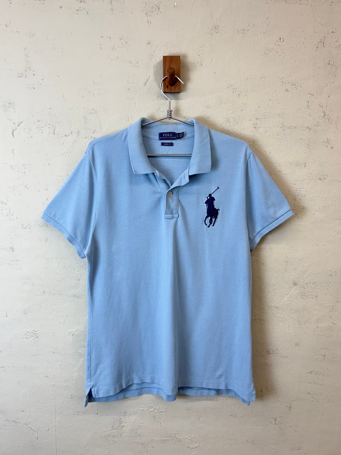 폴로랄프로렌 치프키프 빅포니 하늘색 반팔 카라티 상품이미지1