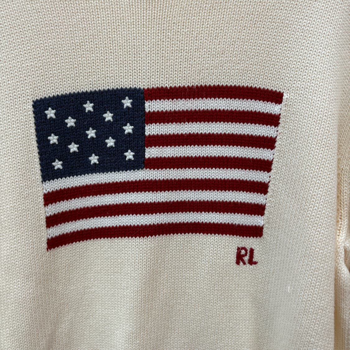 Polo 폴로 made in usa 성조기 니트 상품이미지3