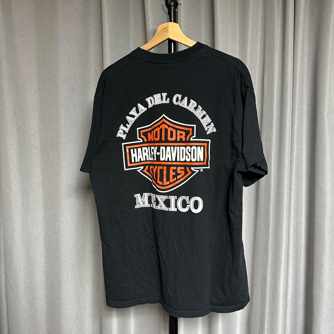 빈티지 할리데이비슨 플레임 로고 티셔츠 상품이미지2