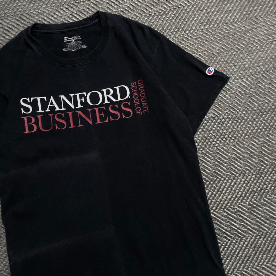 챔피온 스탠포드 빅로고 반팔 티셔츠 블랙y 5268 상품이미지3