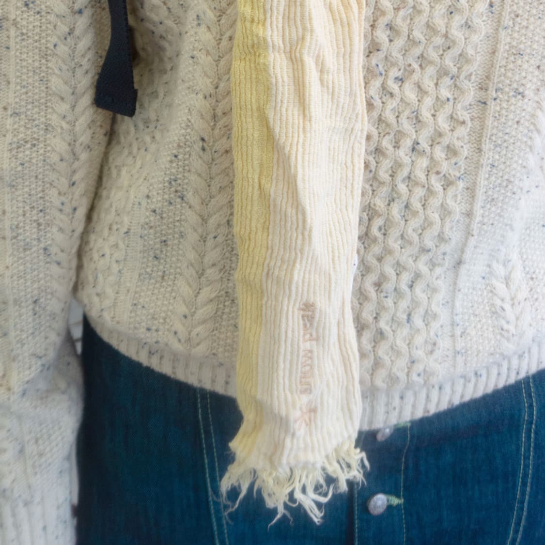 [SNOW PEAK] 소프트 레몬 크링클 머플러 상품이미지3